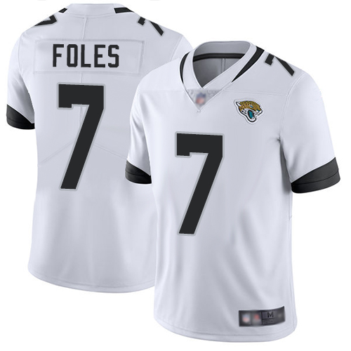 Personalized Jaguars #7 Nick Foles White Youth Stitched Football Untouchable Limited Jersey