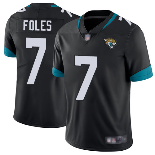 Personalized Jaguars #7 Nick Foles Black Team Color Youth Stitched Football Untouchable Limited Jersey