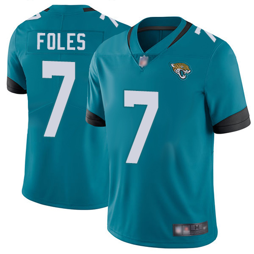 Personalized Jaguars #7 Nick Foles Teal Green Alternate Youth Stitched Football Untouchable Limited Jersey