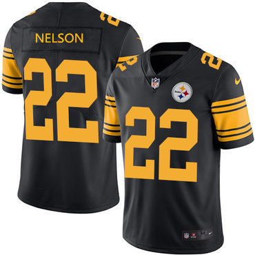 Personalized Pittsburgh Steelers #22 Steven Nelson Rush Jersey