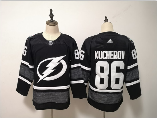 Personalized Lightning 86 Nikita Kucherov Black 2019 NHL All-Star Game Jersey