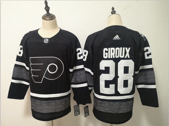 Personalized Flyers 28 Claude Giroux Black 2019 NHL All-Star Game Jersey
