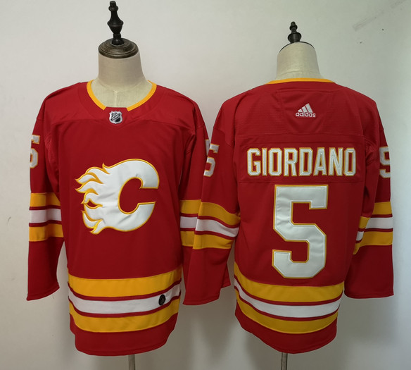 Personalized Flames 5 Mark Giordano Jersey