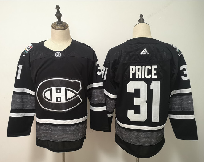 Personalized Canadiens 31 Carey Price Black 2019 NHL All-Star Game Jersey