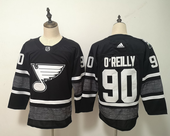 Personalized Blues 90 Ryan O’Reilly Black 2019 NHL All-Star Game Jersey