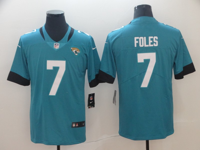 Personalized Jaguars 7 Nick Foles Teal Untouchable Limited Jersey