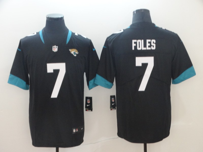 Personalized Jaguars 7 Nick Foles Black Untouchable Limited Jersey