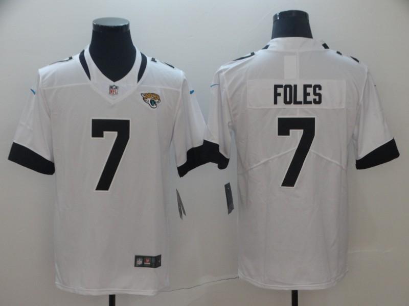 Personalized Jaguars 7 Nick Foles White Untouchable Limited Jersey