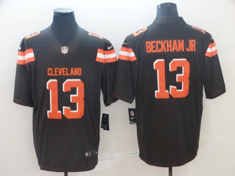 Personalized Browns 13 Odell Beckham Jr Brown Untouchable Limited Jersey