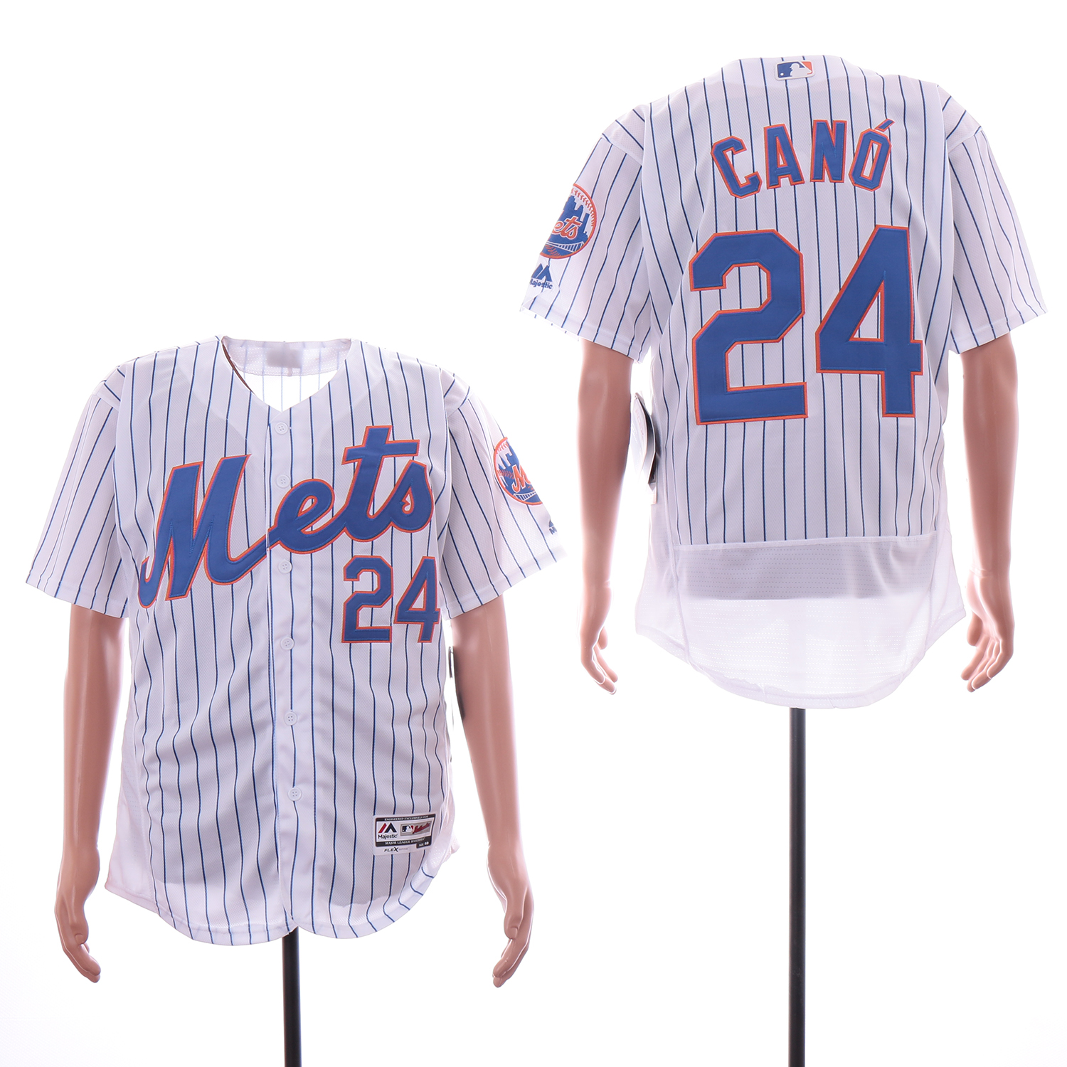 Personalized Mets 24 cano white Flexbase Jersey