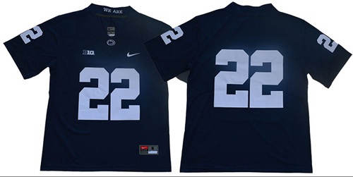 Personalized Nittany Lions #22 Navy Blue Limited Stitched College Jersey