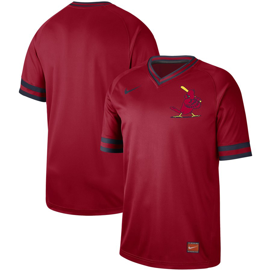 Personalized St. Louis Cardinals Blank Red Throwback Jersey