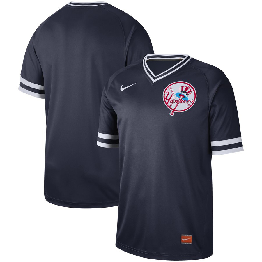 Personalized Customized Yankees Black Throwback Jersey