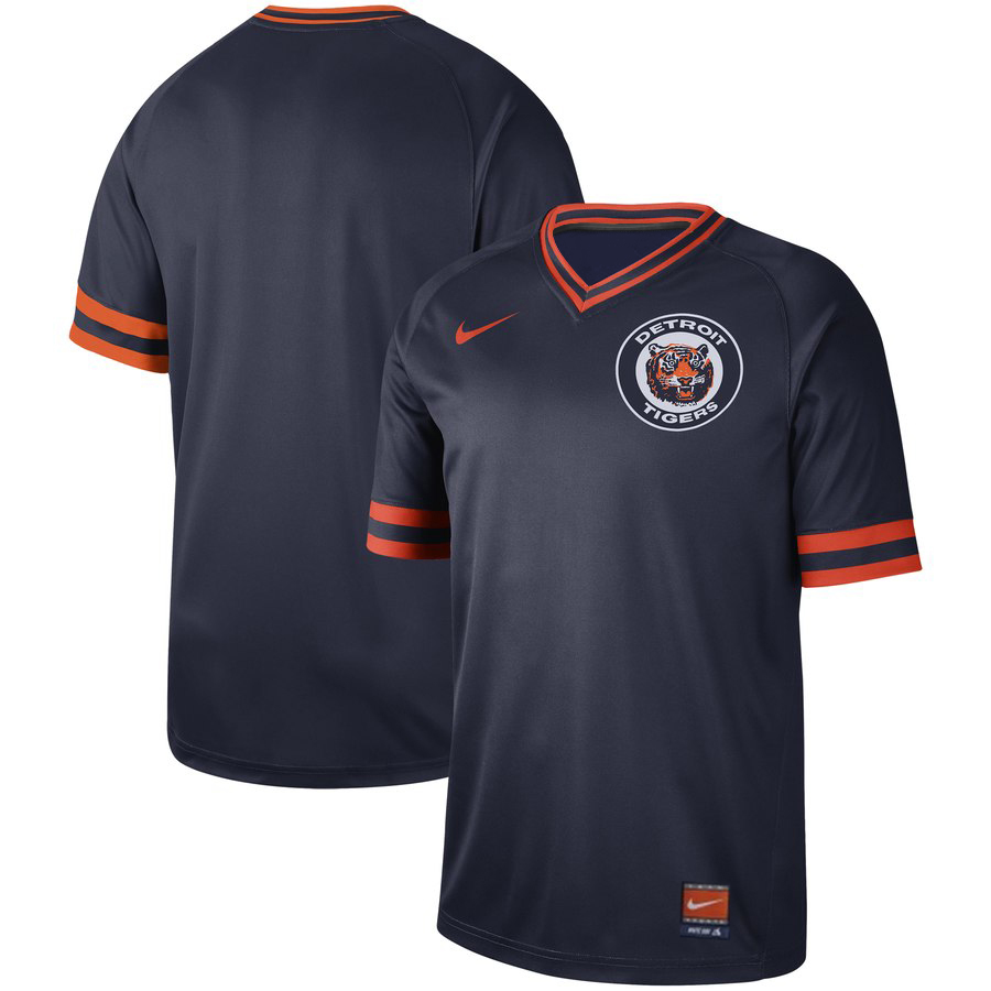 Personalized Customized Tigers Navy Throwback Jersey