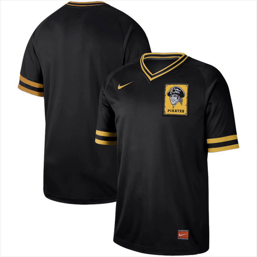 Personalized Customized Pirates Black Throwback Jersey