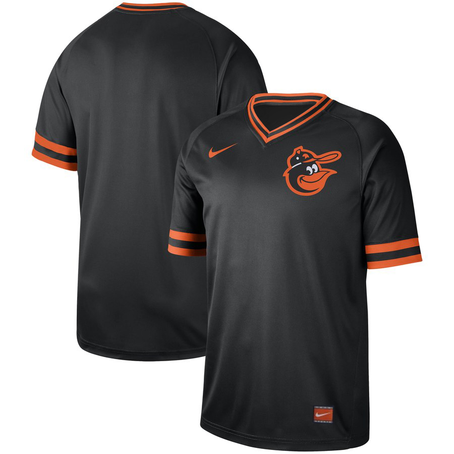 Personalized Customized Orioles Black Throwback Jersey