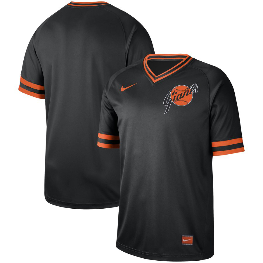Personalized Customized Giants Black Throwback Jersey
