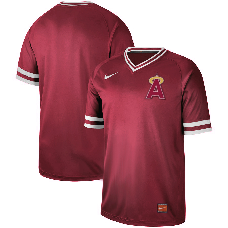 Personalized Customized Angels Red Throwback Jersey