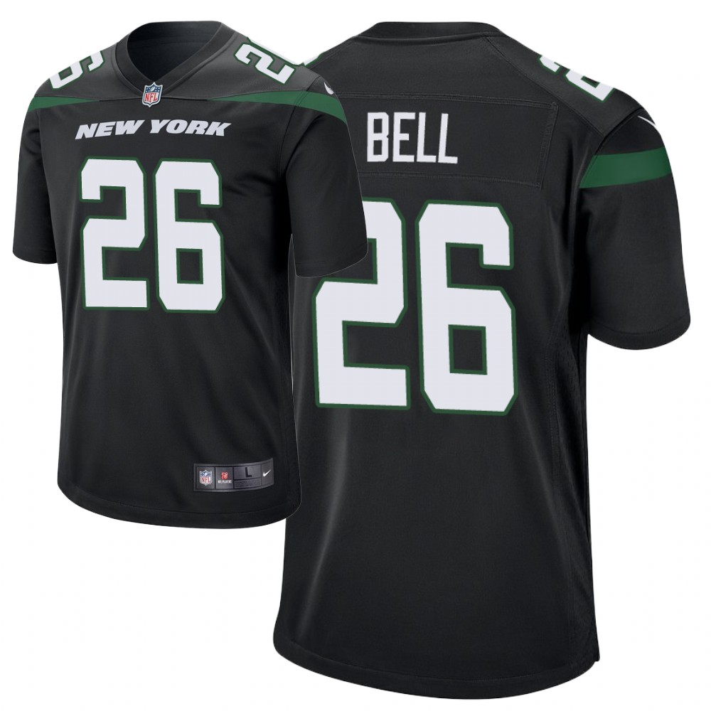 Personalized Men’s New York Jets #26 Le’Veon Bell black Player Game