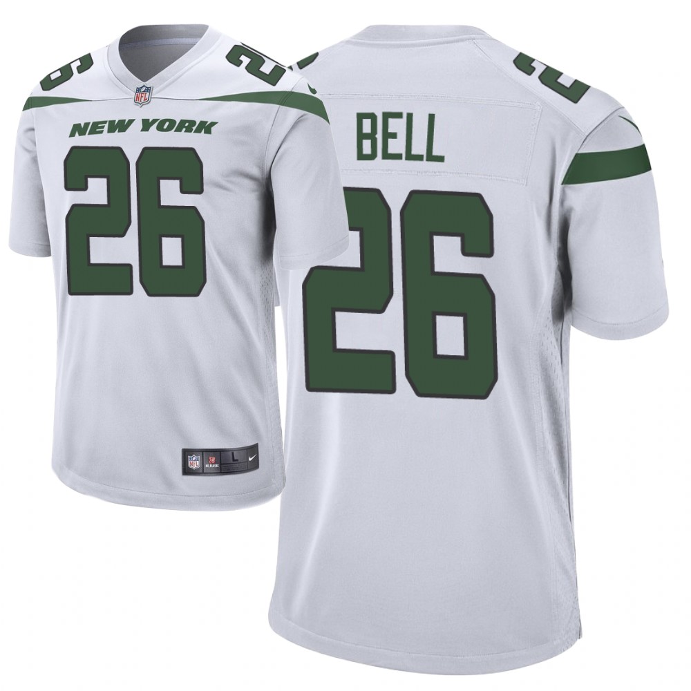 Personalized Men’s New York Jets #26 Le’Veon Bell white Player Game
