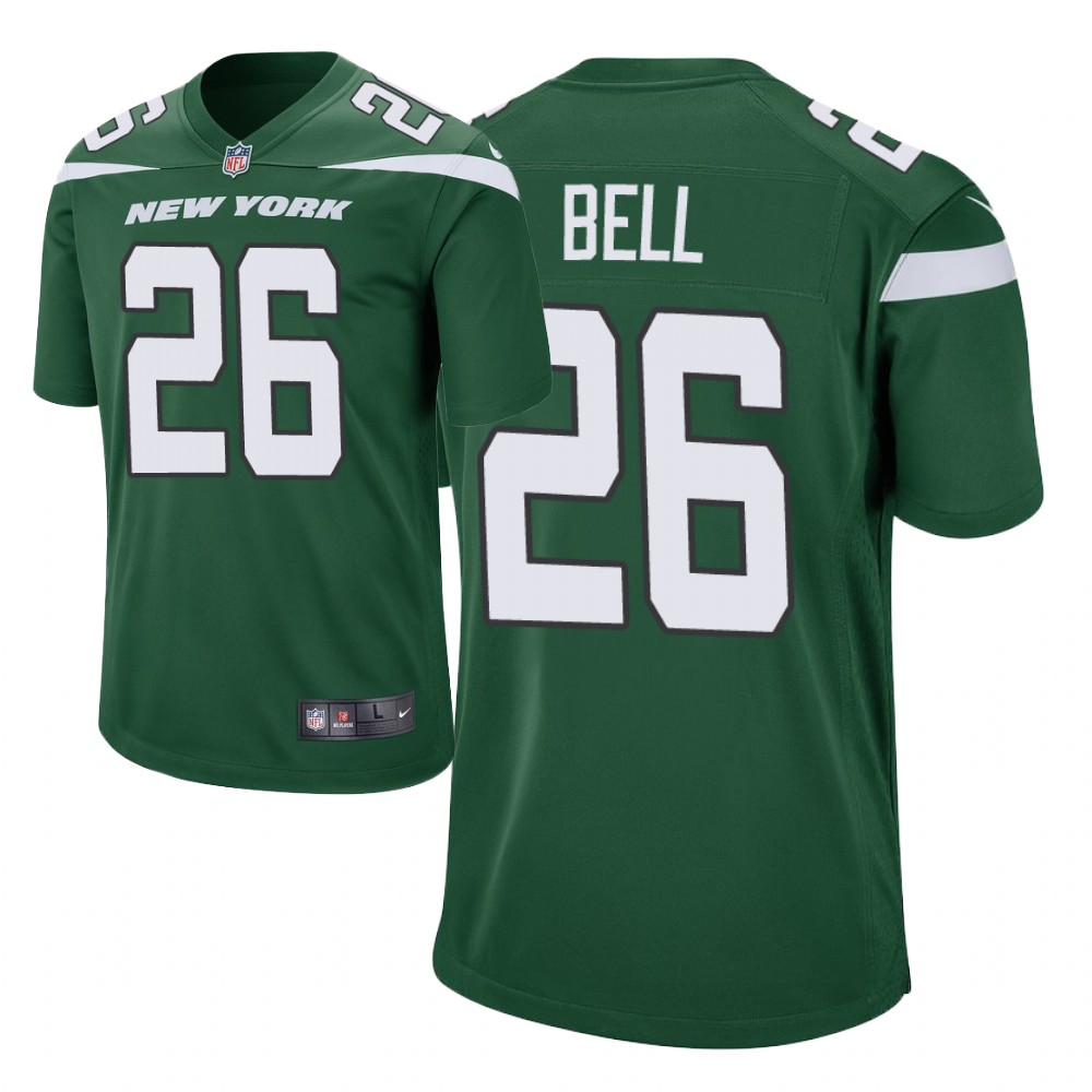 Personalized Men’s New York Jets #26 Le’Veon Bell green Player Game Jersey