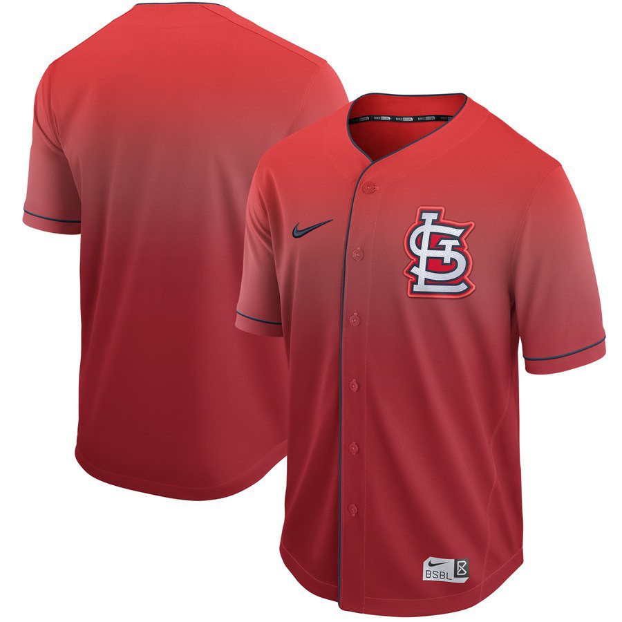 Personalized Cardinals Blank Red Drift Fashion Jersey