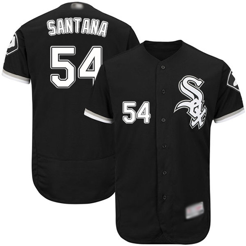 Personalized White Sox #54 Ervin Santana Black Flexbase Authentic Collection Stitched Baseball Jersey