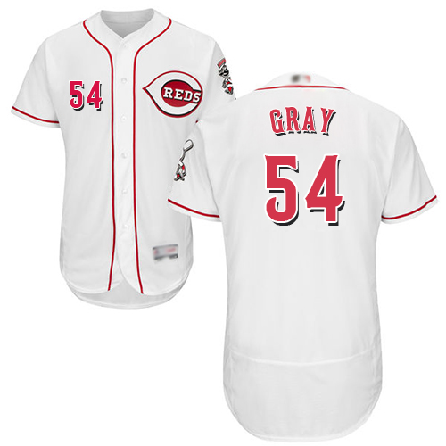 Personalized Reds #54 Sonny Gray White Flexbase Authentic Collection Stitched Baseball Jersey