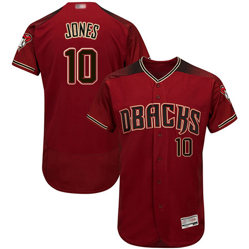 Personalized Diamondbacks #10 Adam Jones Sedona Red Flexbase Authentic Collection Stitched Baseball Jersey