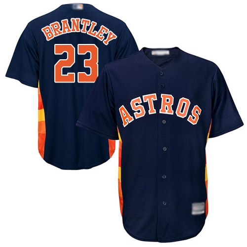 Personalized Astros #23 Michael Brantley Navy Blue New Cool Base Stitched Baseball Jersey