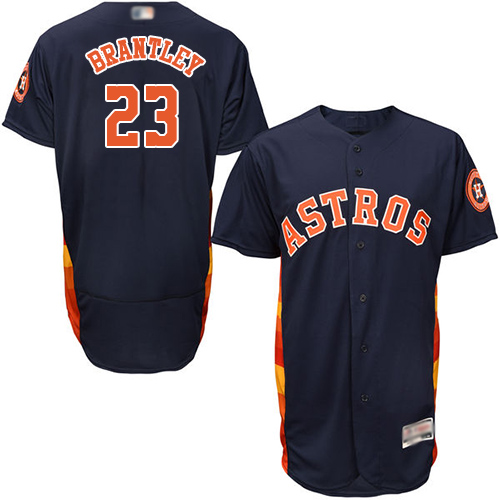 Personalized Astros #23 Michael Brantley Navy Blue Flexbase Authentic Collection Stitched Baseball Jersey