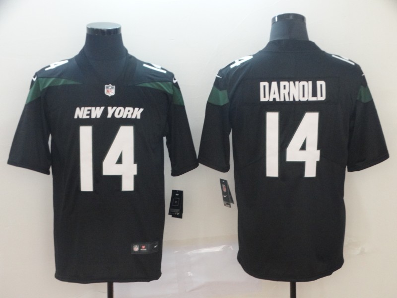 Personalized Youth Jets 14 Sam Darnold Black Youth New 2019 Untouchable Limited Jersey