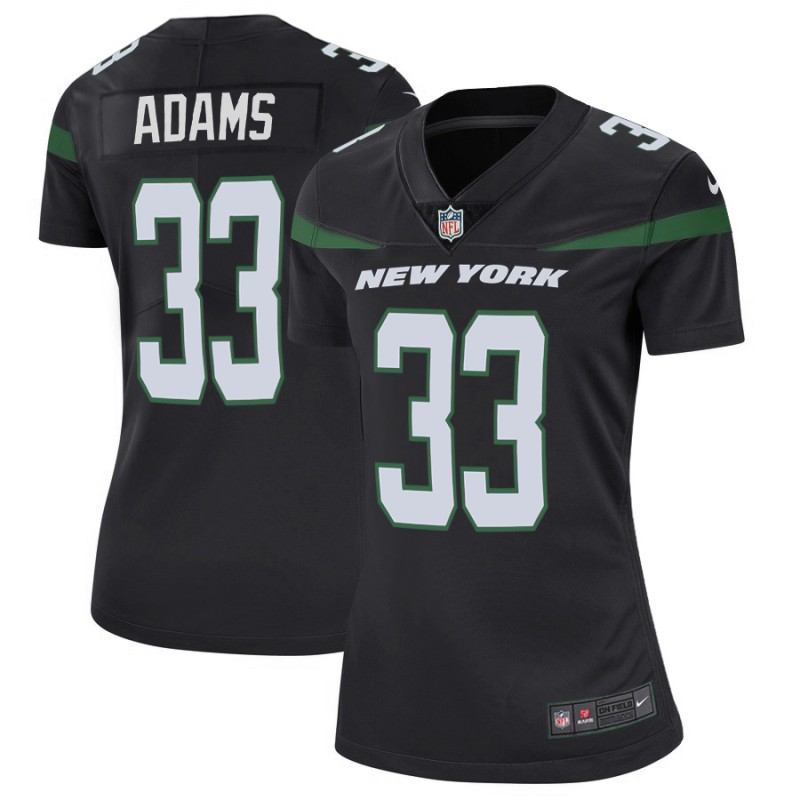 Personalized Women Jets 33 Jamal Adams Black Women New 2019 Untouchable Limited Jersey