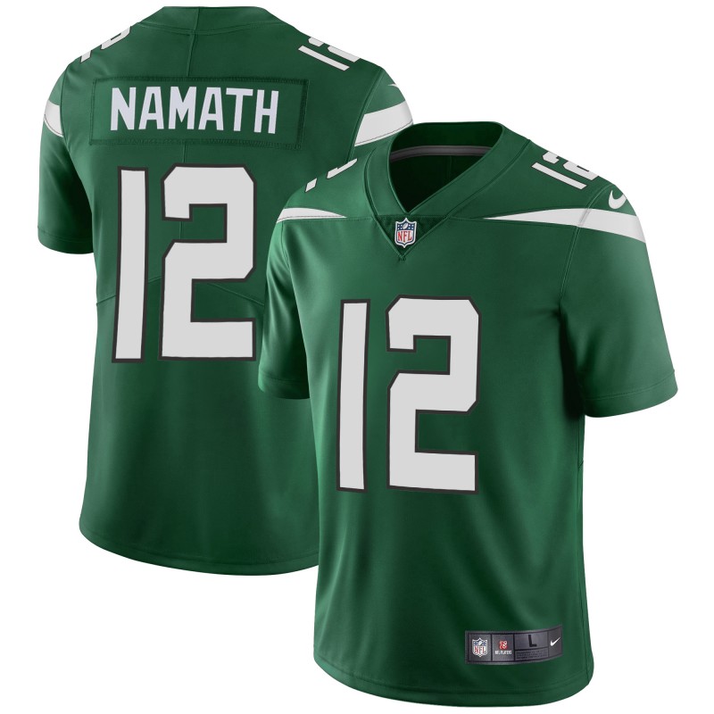 Personalized Jets 12 Joe Namath Green New 2019 Untouchable Limited Jersey