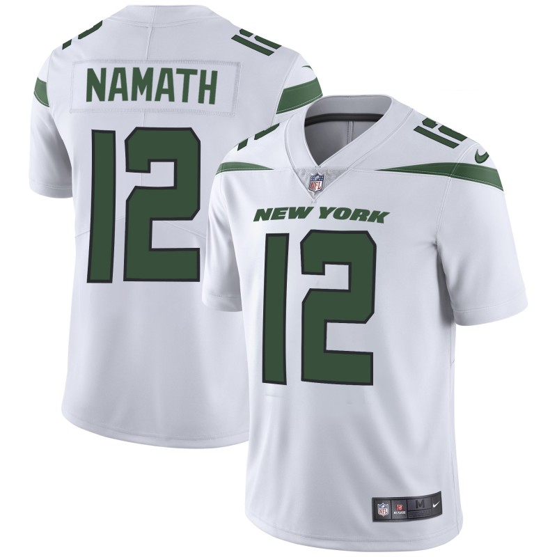Personalized Jets 12 Joe Namath White New 2019 Untouchable Limited Jersey