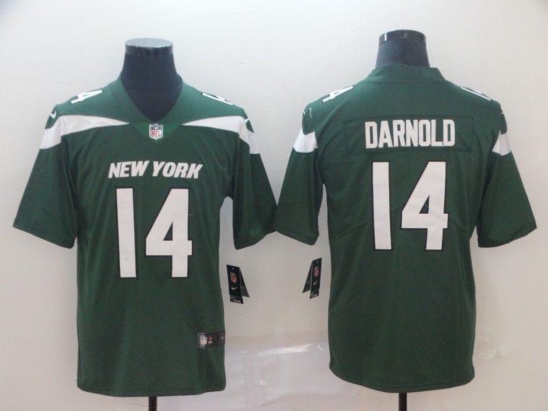 Personalized Jets 14 Sam Darnold Green New 2019 Untouchable Limited Jersey
