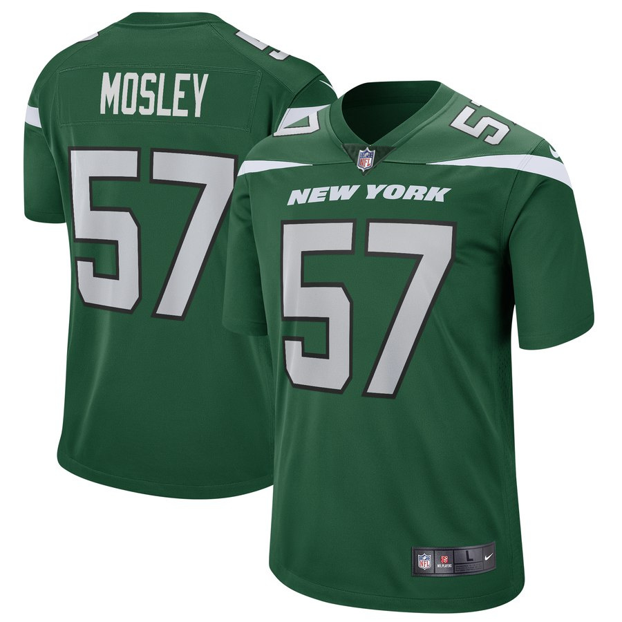 Personalized Jets 57 C.J. Mosley Green New 2019 Untouchable Limited Jersey