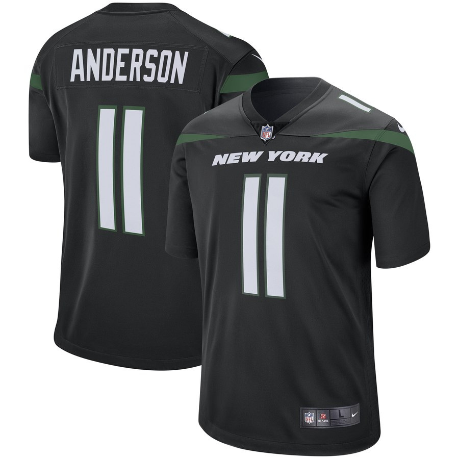 Personalized Jets 11 Robby Anderson Black New 2019 Untouchable Limited Jersey