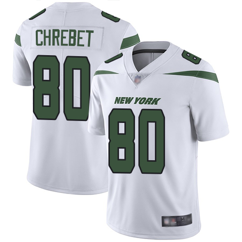 Personalized Jets #80 Wayne Chrebet White Men’s Stitched Football Untouchable Limited Jersey