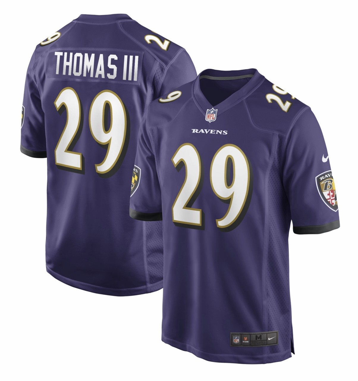 Personalized Ravens 29 Earl Thomas III Purple Untouchable Limited Jersey