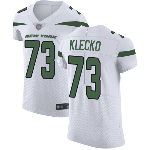 Personalized Jets #73 Joe Klecko White Men’s Stitched Football Untouchable Elite Jersey