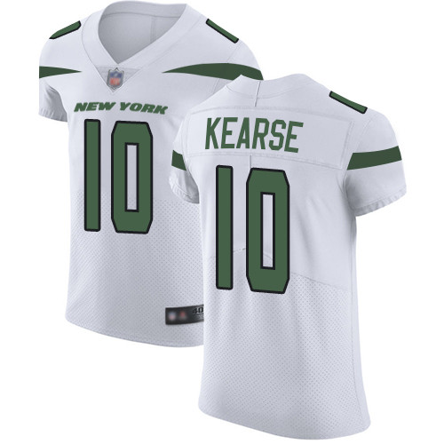 Personalized Jets #10 Jermaine Kearse White Men’s Stitched Football Untouchable Elite Jersey