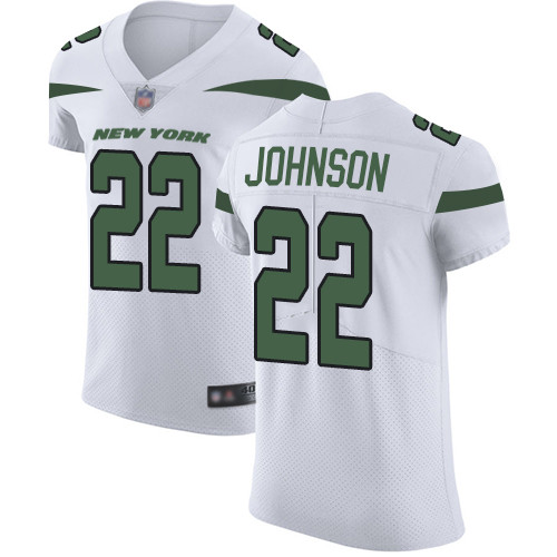 Personalized Jets #22 Trumaine Johnson White Men’s Stitched Football Untouchable Elite Jersey