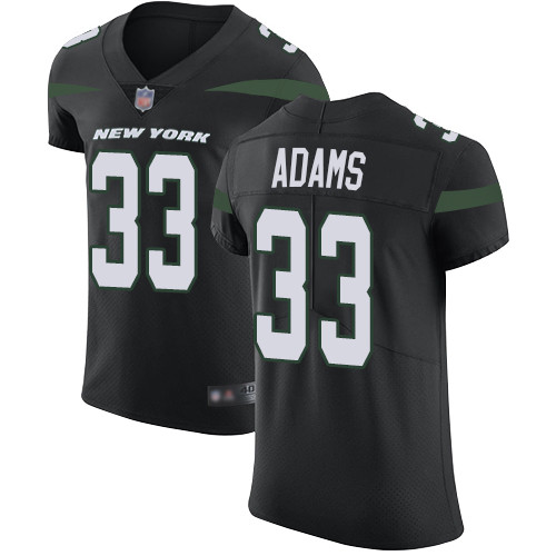 Personalized Jets #33 Jamal Adams Black Alternate Men’s Stitched Football Untouchable Elite Jersey