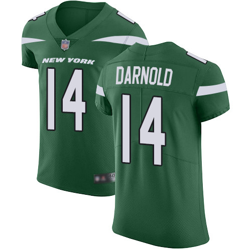 Personalized Jets #14 Sam Darnold Green Team Color Men’s Stitched Football Untouchable Elite Jersey