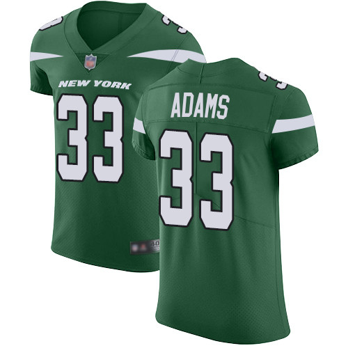 Personalized Jets #33 Jamal Adams Green Team Color Men’s Stitched Football Untouchable Elite Jersey