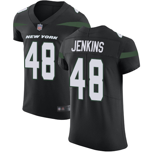 Personalized Jets #48 Jordan Jenkins Black Alternate Men’s Stitched Football Untouchable Elite Jersey