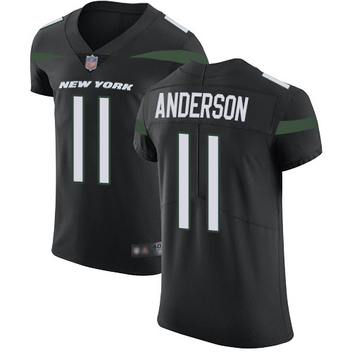 Personalized Jets #11 Robby Anderson Black Alternate Men’s Stitched Football Untouchable Elite JerseyV