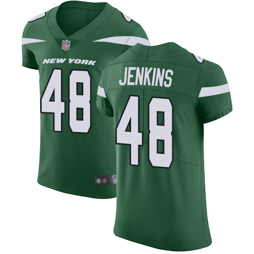 Personalized Jets #48 Jordan Jenkins Green Team Color Men’s Stitched Football Untouchable Elite Jersey