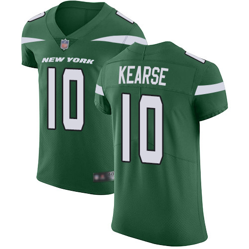 Personalized Jets #10 Jermaine Kearse Green Team Color Men’s Stitched Football Untouchable Elite Jersey